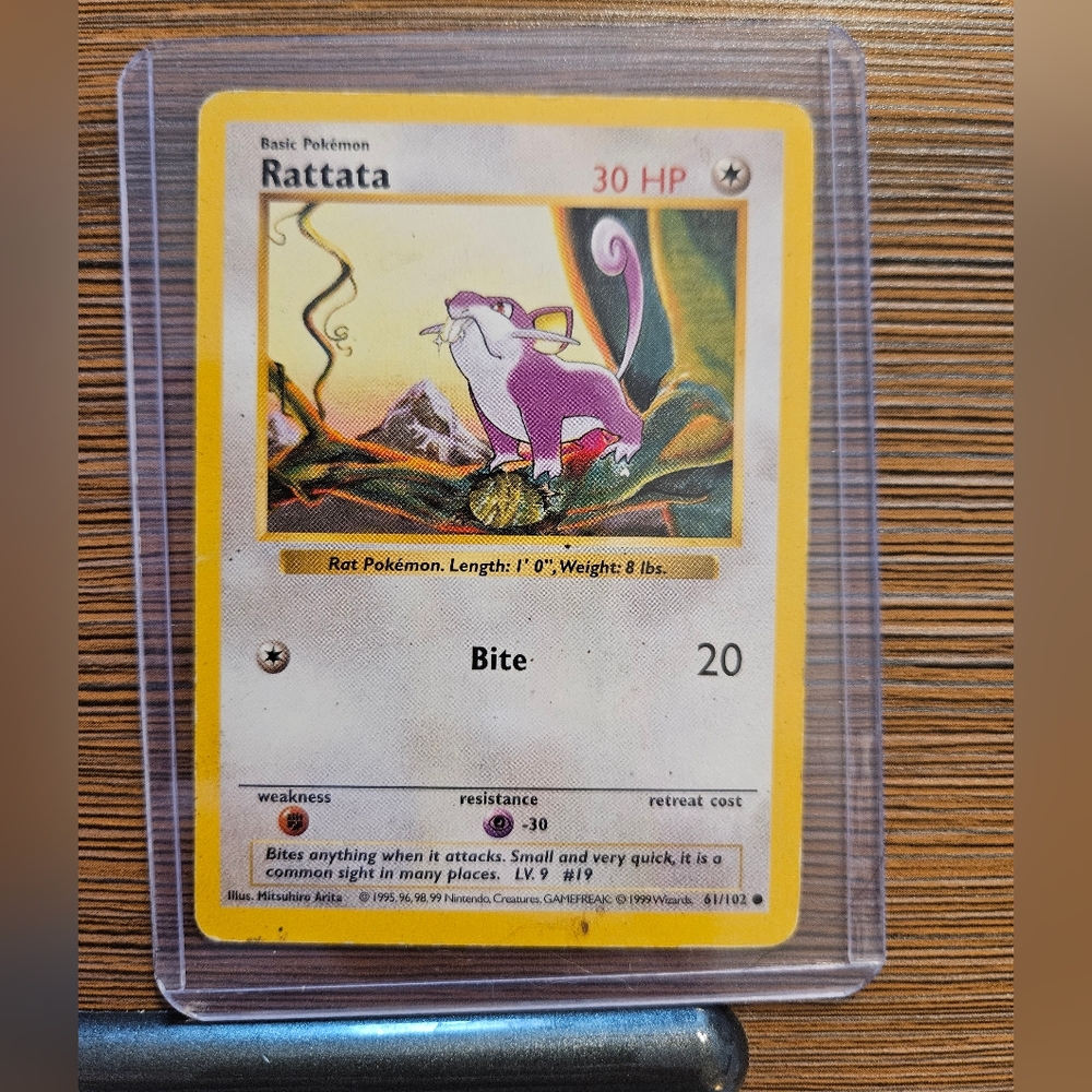 Rattata Pokemon Card